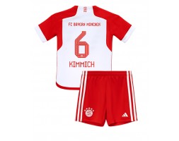 Bayern Munich Joshua Kimmich #6 Koti Pelipaita Lasten 2023-24 Lyhyet Hihat (+ Lyhyet housut)