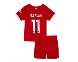 Liverpool Mohamed Salah #11 Koti Pelipaita Lasten 2023-24 Lyhyet Hihat (+ Lyhyet housut)