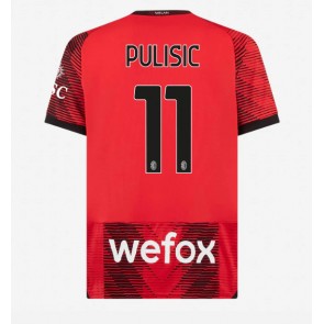 AC Milan Christian Pulisic #11 Kotipaita 2023-24 Lyhyet Hihat