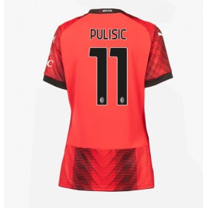 AC Milan Christian Pulisic #11 Kotipaita Naisten 2023-24 Lyhyet Hihat