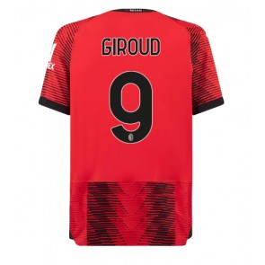 AC Milan Olivier Giroud #9 Kotipaita 2023-24 Lyhyet Hihat