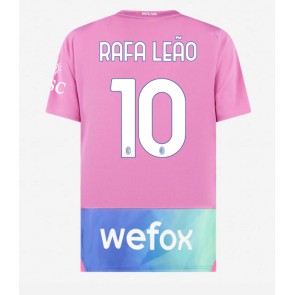 AC Milan Rafael Leao #10 Kolmaspaita 2023-24 Lyhyet Hihat