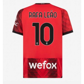 AC Milan Rafael Leao #10 Kotipaita 2023-24 Lyhyet Hihat