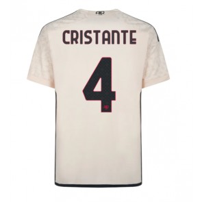 AS Roma Bryan Cristante #4 Vieraspaita 2023-24 Lyhyet Hihat