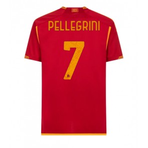 AS Roma Lorenzo Pellegrini #7 Kotipaita 2023-24 Lyhyet Hihat