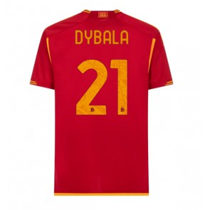 AS Roma Paulo Dybala #21 Kotipaita 2023-24 Lyhyet Hihat