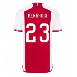 Ajax Steven Berghuis #23 Kotipaita 2023-24 Lyhyet Hihat