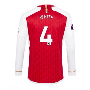 Arsenal Benjamin White #4 Kotipaita 2023-24 Pitkät Hihat