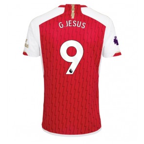 Arsenal Gabriel Jesus #9 Kotipaita 2023-24 Lyhyet Hihat