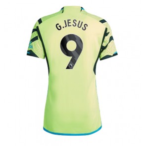 Arsenal Gabriel Jesus #9 Vieraspaita 2023-24 Lyhyet Hihat