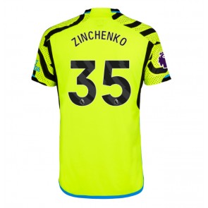 Arsenal Oleksandr Zinchenko #35 Vieraspaita 2023-24 Lyhyet Hihat