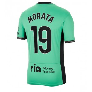 Atletico Madrid Alvaro Morata #19 Kolmaspaita 2023-24 Lyhyet Hihat