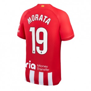 Atletico Madrid Alvaro Morata #19 Kotipaita 2023-24 Lyhyet Hihat