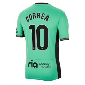 Atletico Madrid Angel Correa #10 Kolmaspaita 2023-24 Lyhyet Hihat