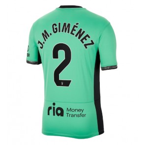 Atletico Madrid Jose Gimenez #2 Kolmaspaita 2023-24 Lyhyet Hihat