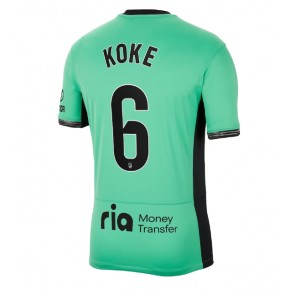 Atletico Madrid Koke #6 Kolmaspaita 2023-24 Lyhyet Hihat