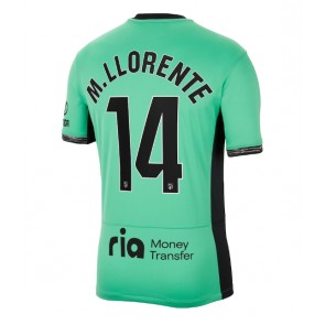 Atletico Madrid Marcos Llorente #14 Kolmaspaita 2023-24 Lyhyet Hihat