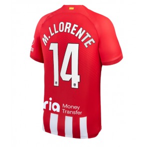 Atletico Madrid Marcos Llorente #14 Kotipaita 2023-24 Lyhyet Hihat