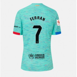 Barcelona Ferran Torres #7 Kolmaspaita Naisten 2023-24 Lyhyet Hihat