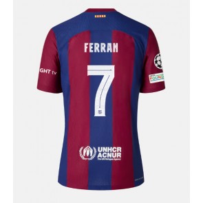 Barcelona Ferran Torres #7 Kotipaita 2023-24 Lyhyet Hihat