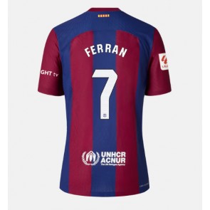 Barcelona Ferran Torres #7 Kotipaita Naisten 2023-24 Lyhyet Hihat