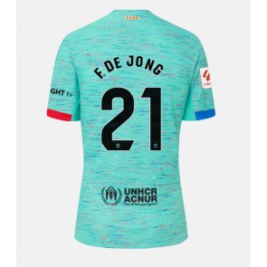 Barcelona Frenkie de Jong #21 Kolmaspaita 2023-24 Lyhyet Hihat