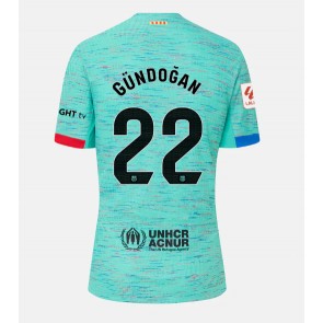 Barcelona Ilkay Gundogan #22 Kolmaspaita 2023-24 Lyhyet Hihat