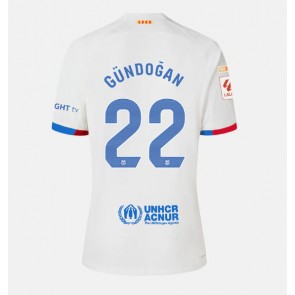 Barcelona Ilkay Gundogan #22 Vieraspaita 2023-24 Lyhyet Hihat