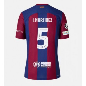 Barcelona Inigo Martinez #5 Kotipaita 2023-24 Lyhyet Hihat