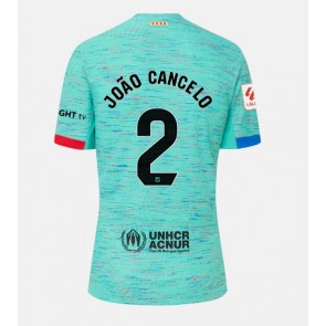 Barcelona Joao Cancelo #2 Kolmaspaita 2023-24 Lyhyet Hihat