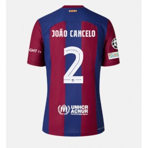 Barcelona Joao Cancelo #2 Kotipaita 2023-24 Lyhyet Hihat