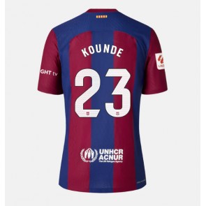 Barcelona Jules Kounde #23 Kotipaita Naisten 2023-24 Lyhyet Hihat