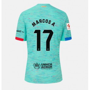 Barcelona Marcos Alonso #17 Kolmaspaita Naisten 2023-24 Lyhyet Hihat