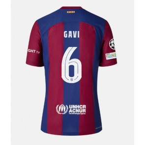 Barcelona Paez Gavi #6 Kotipaita 2023-24 Lyhyet Hihat