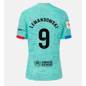 Barcelona Robert Lewandowski #9 Kolmaspaita 2023-24 Lyhyet Hihat