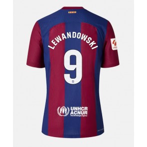 Barcelona Robert Lewandowski #9 Kotipaita Naisten 2023-24 Lyhyet Hihat