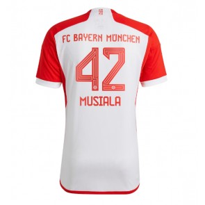 Bayern Munich Jamal Musiala #42 Kotipaita 2023-24 Lyhyet Hihat