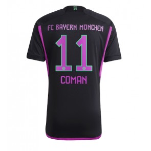 Bayern Munich Kingsley Coman #11 Vieraspaita 2023-24 Lyhyet Hihat