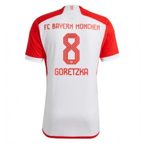 Bayern Munich Leon Goretzka #8 Kotipaita 2023-24 Lyhyet Hihat