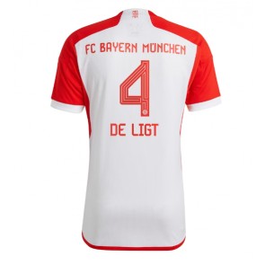 Bayern Munich Matthijs de Ligt #4 Kotipaita 2023-24 Lyhyet Hihat