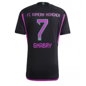 Bayern Munich Serge Gnabry #7 Vieraspaita 2023-24 Lyhyet Hihat