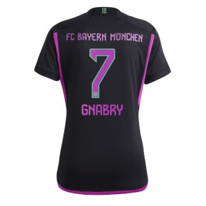 Bayern Munich Serge Gnabry #7 Vieraspaita Naisten 2023-24 Lyhyet Hihat