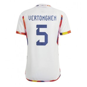 Belgia Jan Vertonghen #5 Vieraspaita EM-Kisat 2020 Lyhyet Hihat