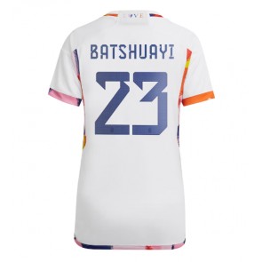 Belgia Michy Batshuayi #23 Vieraspaita Naisten EM-Kisat 2020 Lyhyet Hihat