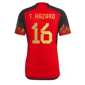 Belgia Thorgan Hazard #16 Kotipaita EM-Kisat 2020 Lyhyet Hihat