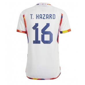 Belgia Thorgan Hazard #16 Vieraspaita EM-Kisat 2020 Lyhyet Hihat