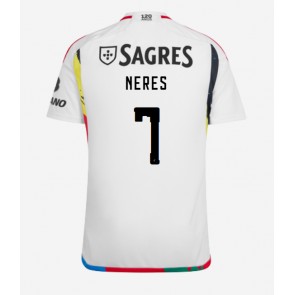 Benfica David Neres #7 Kolmaspaita 2023-24 Lyhyet Hihat