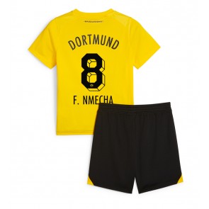 Borussia Dortmund Felix Nmecha #8 Koti Pelipaita Lasten 2023-24 Lyhyet Hihat (+ Lyhyet housut)