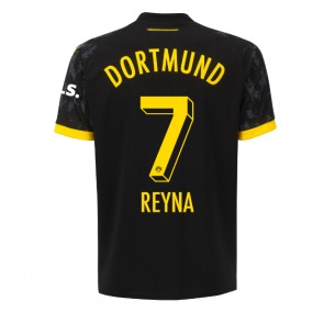 Borussia Dortmund Giovanni Reyna #7 Vieraspaita 2023-24 Lyhyet Hihat