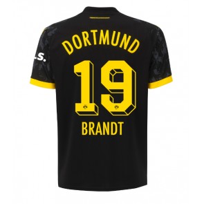 Borussia Dortmund Julian Brandt #19 Vieraspaita 2023-24 Lyhyet Hihat